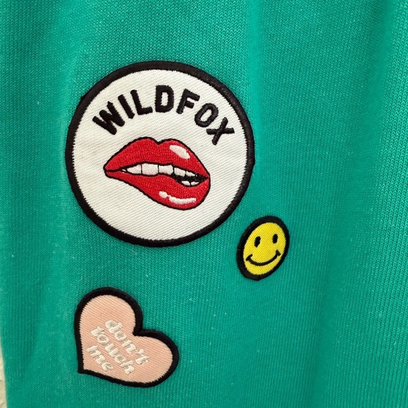 Wildfox Sweatpants with Fun Patches - Picture 2 of 3